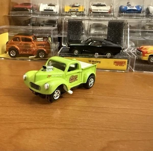 Rare RRR Road Race Replicas H.O ‘41 Willy’s Green Mamba P/U Aurora T-Jet Chassis - Photo 1/20