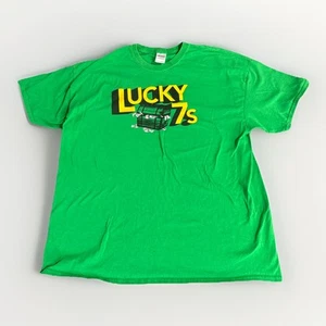 Vintage Lucky 7's Spielautomat 777 grün 2XL T-Shirt Glücksspiel Casino - Bild 1 von 9