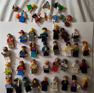 Lot Of 32+ Lego misc. Minifigures! w accessories shown - Picture 1 of 5