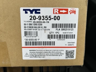 TYC 20-9355-00 NUEVO MONTAJE FARO REPUESTO GENUINO Foto 1 de 2