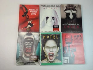 American Horror Story DVD Lot Seasons 1 2 3 4 5 8 AHS Asylum Hotel Coven *AS IS* - Picture 1 of 5