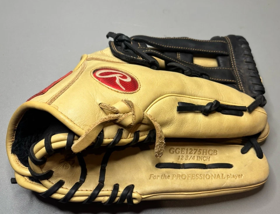 Guante de béisbol profesional Rawlings Gold Glove Elite-12 3/4 pulgadas-GGE1275HCB DERECHO Foto 1 de 4