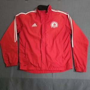 Adidas 2004 Boston Marathon BAA Full Zip Windbreaker Jacket Large Red/White - Picture 1 of 14