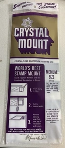 Crystal Mount Stamp Collection Clear MEDIUM Size 30-10”tubes New Y743B - Picture 1 of 3