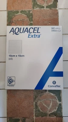 Aquacel® Extra™ Hydrofiber® 15x15 Convatec 5 Pezzi - Imagen 1 de 2