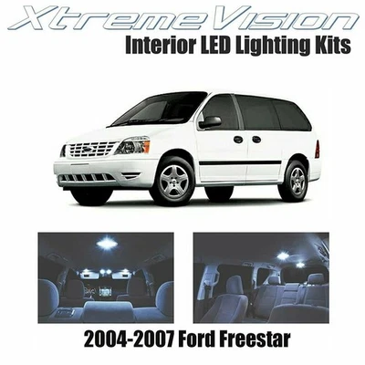 LED interior XtremeVision para Ford Freestar 2004-2007 (4 piezas) blanco frío Foto 1 de 4