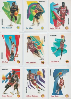 Tarjetas de baloncesto, gema como nueva, blancas, 2,5"x3,5", 1991-1992, 1990-1991 Foto 1 de 4