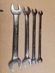 Snap On 4 Piece SAE 7/16"-7/8” Low Torque Slimline Open End LTA Wrench Set 🇺🇸 - Imagen 1 de 14
