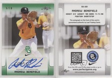 2017 Leaf Perfect Game National Showcase Green /10 Andrew Benefield #BA-AB1 Auto