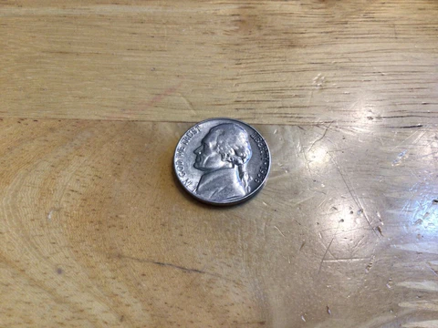 1956 p Jefferson nickel,circulated folder filler, FREE SHIPPING🚢 Cover