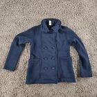 Patagonia Jacket Womens Large Blue Button Up Polyester M2-A1