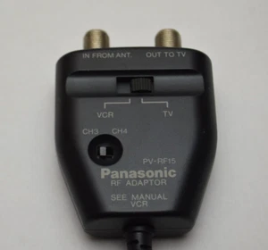 Panasonic RF Adaptor PV-RF15 Camcorder Monitor Switch VCR TV - Picture 1 of 5