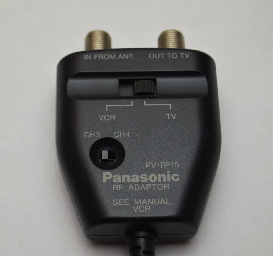 Panasonic RF Adaptor Pv-rf15 TV Very Good 7e
