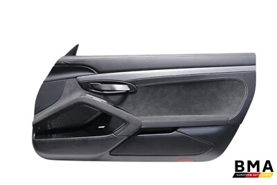Panel de puerta Alcantara de cuero delantero derecho Porsche 718 Cayman GT4 2020-2023 OEM Foto 1 de 4