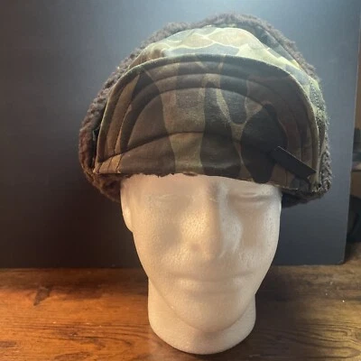 Sombrero Trampero De Colección Para Hombres Aislado Gore Tex Gorra Camuflaje Caza Ajustable Foto 1 de 3