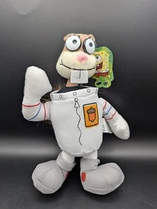 SpongeBob SquarePants Sandy Cheeks Squirrel Plush Toy Nanco 2003 9” NWT - Picture 1 of 5