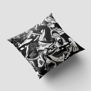 Sneaker Pillow Cover, Streetwear Decor, Hypebeast Cushion, Shoe Lover Gift, Urba - Picture 1 of 8