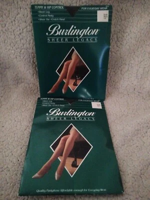 Pantyhose Sheer Legacy Tummy Hip Control Small Black T09 qty2 - Image 1 of 3