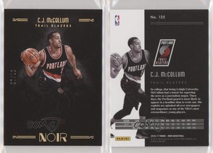 2016-17 Panini Noir Color Gold /10 CJ McCollum #135