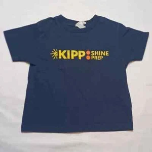 Kipp Shine Prep Graphic Navy Blue Short Sleeve Boy's Top Size 4 - Picture 1 of 9