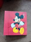 Mickey Mouse 3 Ring Binder Notebook Photo Album Holson Vintage School Binder New