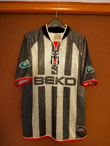 Besiktas JK Centenary Football Soccer Shirt Jersey 2002/2003 Puma M Medium Cover