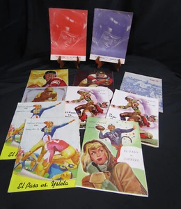 VINTAGE 1940-1949 LOT OF 13 EL PASO TX HIGH SCHOOL OFFICIAL FOOTBALL PROGRAMS - Picture 1 of 24