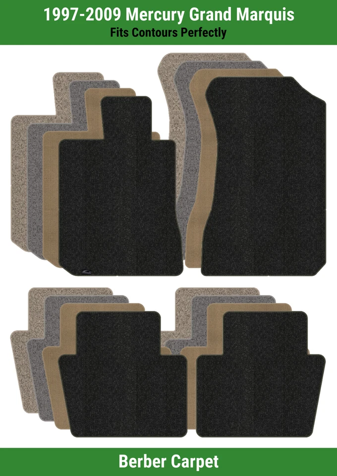 Alfombrillas Lloyd Berber fila delantera y trasera para Mercury Grand Marquis 1997-2009  Foto 1 de 4