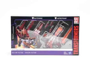 Transformers Hasbro G1 K.O.Platinum Edition Astrotrain Blitzwing Triple Changers - Picture 1 of 5