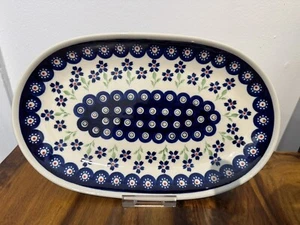 Serving dish Handmade Polish pottery Boleslawiec - Picture 1 of 2