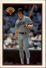 1989 Bowman Minnesota Twins Baseball Card #160 Gene Larkin