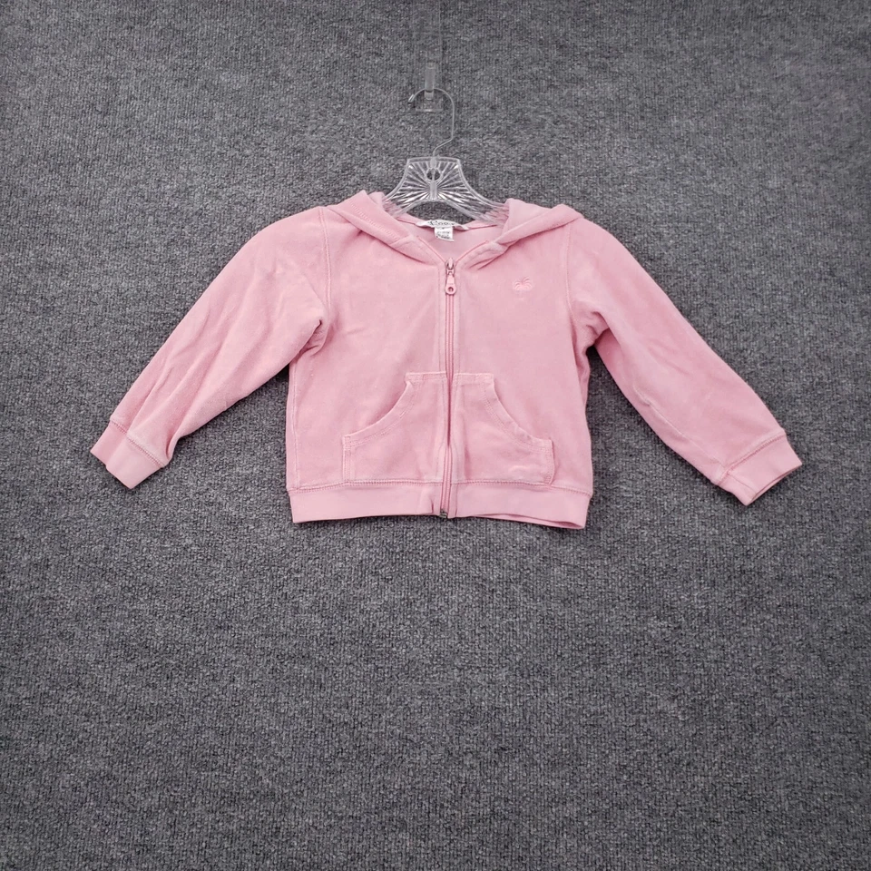Sudadera con Capucha Lilly Pulitzer Bebé 4 Niña Rosa Terry Cremallera Completa Manga Larga Foto 1 de 4