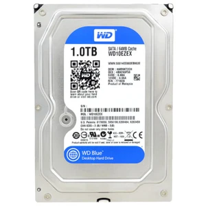 Western Digital Blue 1TB WD10EZEX Sata III 64MB 7200U/min 3,5 Zoll - Picture 1 of 5