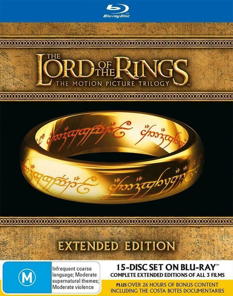 Lord Of The Rings - Extended Edition Box Set : NEW Blu-Ray - Image 1 of 1