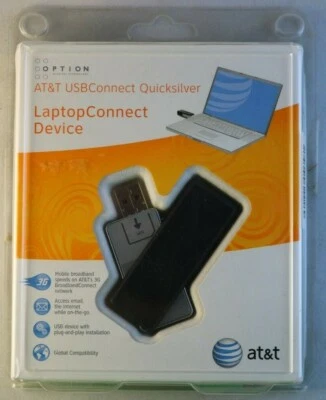 AT&T Quicksilver USB Connect Card (AT&T) 3G Laptop Connect Device - Image 1 of 4