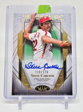 STEVE CARLTON 2022 Topps Tier One Talent Auto 118 of 175  T1TA SC Auto HOF SSP