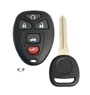 Chevrolet Malibu 2004 2005 2006 2007 mando a distancia de repuesto + llave chip 5B 22733524 Foto 1 de 3