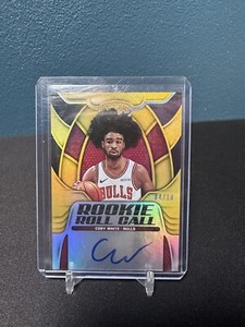 2019 panini certified gold rookie roll call coby white #10