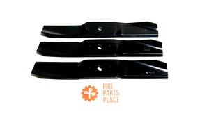 3 USA blades will fit Cub Cadet 48" 2518 301 317 4814R 4815F 1816F GT2186 GT2521 - Picture 1 of 4