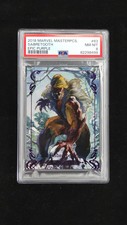 2018 Upper Deck Marvel Masterpieces Epic Purple Sabretooth PSA 8 #63 116/199