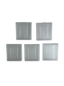 Nintendo Gameboy Clear Game Clam Shell Case Lot of 5 Genuine Authentic OEM - Picture 1 of 4
