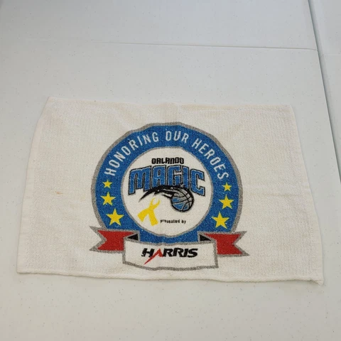 Orlando Magic Honoring Our Heroes Hand Golf Rally Towel Military Logo Harris NBA Cover
