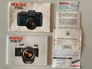LOT 2 NOTICES PENTAX P30 + ME F - Photo 1 sur 1