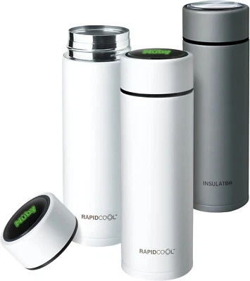 NÛBY Nuby RapidCool Portable Baby Bottle Maker Feed in Just 2 Minutes Digital Lid