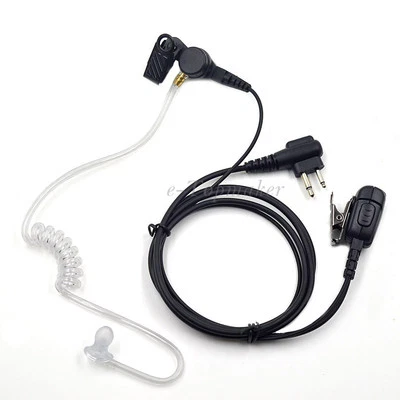 2 Pin Acoustic Tube Headset/Earpiece Mic for HYT Hytera Radio TC508 TC505 TC700 - Image 1 of 4
