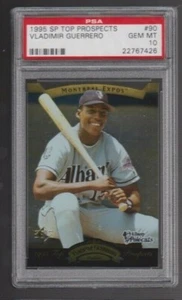 1995 UPPER DECK SP TOP PROSPECT FOIL DIE-CUT RC #90 VLADIMIR GUERRERO PSA 10 GEM - Picture 1 of 2