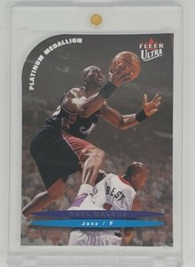 2003-04 FLEER ULTRA PLATINUM MEDALLION SP NBA KARL MALONE UTAH JAZZ HOF RARE 