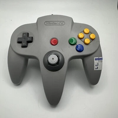 Authentic Nintendo 64 Solid Gray Controller OEM (N64)  ~~ GOOD JOYSTICK Japan! - Image 1 of 4