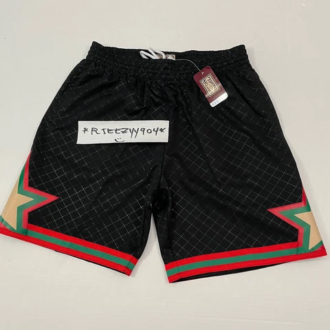 $100 Mens Size L Mitchell & Ness M&N Orlando Magic Gucci Color Swingman Shorts Cover