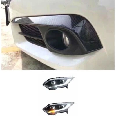 2pcs Led Headlight Assembly DRL Projector Light For Honda HR-V Vezel 2015-2018 Foto 1 de 4
